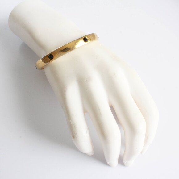 Monet Bangle Bracelets Lot of 2 Vintage Retro 80s - Picture 2 of 12